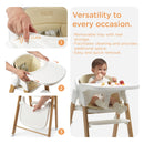 Silla Alta Para Bebés Y Niños Ajustable Y Fácil De Limpiar
