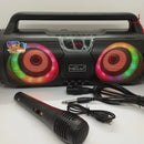 Parlante Bluetooth Portatil 50w Rms Usb Mp3 Radio Karaoke Negro