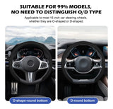 Funda De Volante Universal De Cuero Nappa 15 Antideslizante