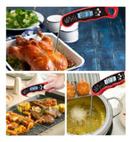 Termómetro Digital Cocina Carnes Líquidos Aceite Plegable