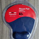 Mouse Pad Ergonómico Con Apoyo De Muñeca En Gel Azul Oscuro
