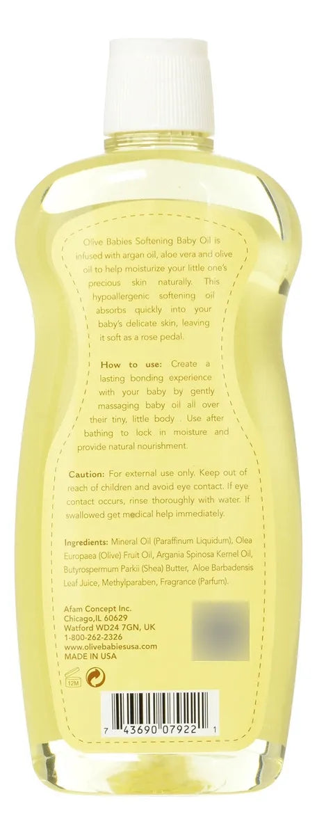 Aceite Para Bebé Multiusos Con Aceite De Argán, Aloe Vera.