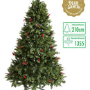 Árbol De Navidad Led 210 Cm 1355 Ramas Dear Santa