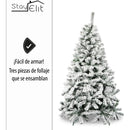 Árbol Artificial De Navidad Nevado 1.70 Color Verde