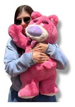 Peluche Oso Lotso Dormilón Acostado Grande 65cm Morado