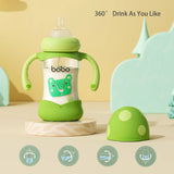 Yohkoh Biberón De Vidrio Natural Con Pezón De Respuesta