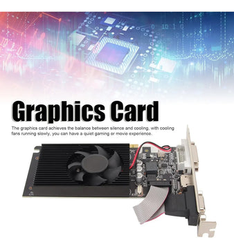 Tarjeta Grafica Gt610 2gb Ddr3 Pcie, Enfriamiento Silencioso