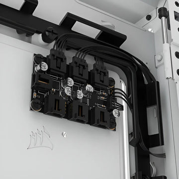 Gabinete Corsair Icue 5000x Rgb Blanco Vidrio Templado Atx