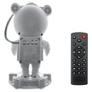 Parlante Bluetooth Proyector de galaxia Astronauta Color Blanco