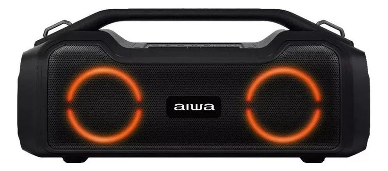 Parlante Aiwa AWS700BT portátil con bluetooth waterproof negra
