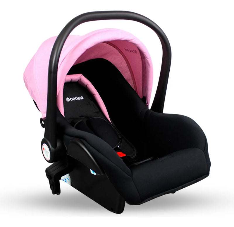 Coche Bebé Moises Travel System Gold Lx Bebesit Color Rosa claro