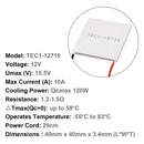 Celda Peltier 12710 Tec112710 12v 10a 100w 40x40mm Disipador