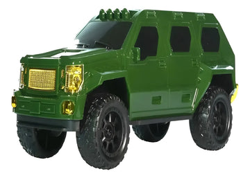 Parlante Portátil En Forma De Carro Camioneta De Lujo Usb Verde Oscuro