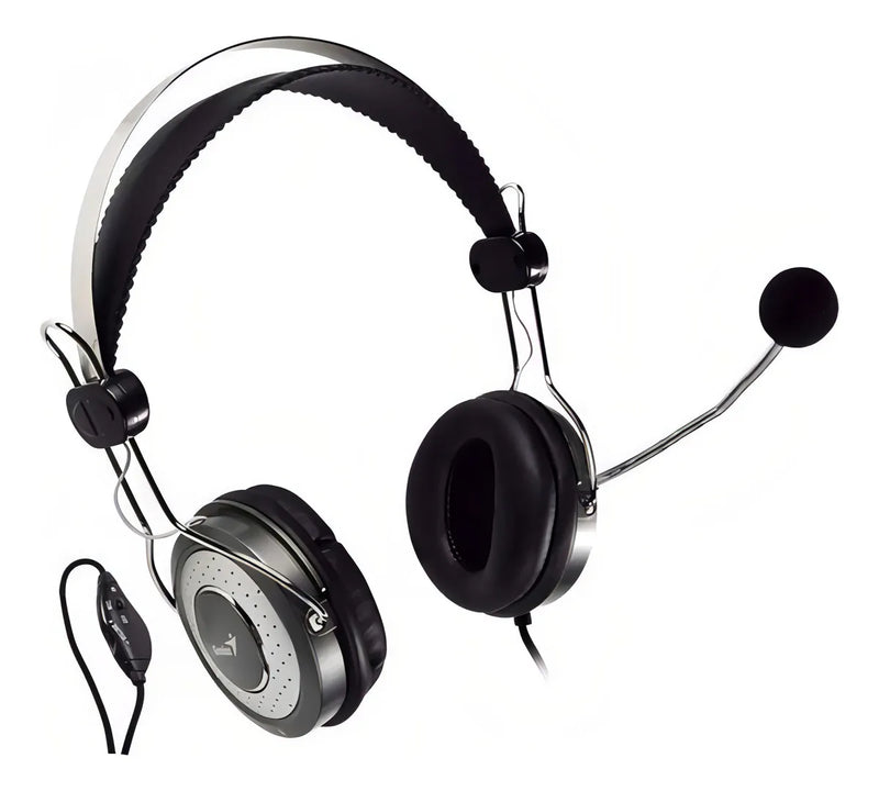 Auricular C/microfono Genius Hs-04su Pc Plug 3.5mm