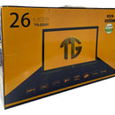 Televisor Tiger 26 Led: Hd, Diseño Pantalla Cristal
