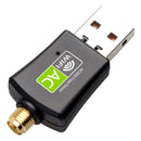 Receptor Wifi 600mbs Doble Banda Tarjeta Usb Dual 2.4-5 Ghz