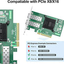 Tarjeta De Red 10gtek 10gb Pci-e, Dual Sfp+, Intel 82599es,