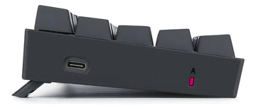Teclado Dragonborn K630 Qwerty Red Negro Con Luz Rgb Españo Idioma Español Latinoamérica Color Del Teclado Negro