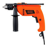 Taladro Percutor Eléctrico De 13mm Black+decker Hd555 550w - Naranja - 60 Hz