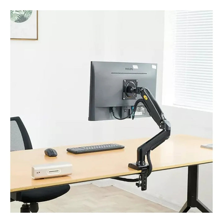 Soporte North Bayou Nb F80 De Mesa Para Tv/monitor Negro