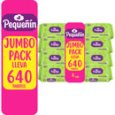 Pañitos Humedos Pequeñin 640und Tollitas Humedas Bebe Pañito