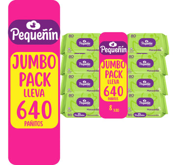 Pañitos Humedos Pequeñin 640und Tollitas Humedas Bebe Pañito