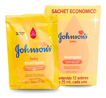 Shampoo Johnson 25 Ml 12 Unds