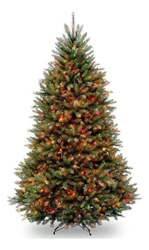 Árbol De Navidad Artificial 7 Pies Con Luces Multicolores