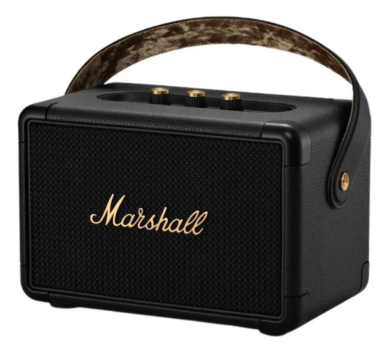 Marshall Kilburn || Parlante Portátil Bluetooth Negro/latón Color Negro