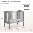 Cuna Portátil 2 En 1 Ultra Compacta Y Segura
