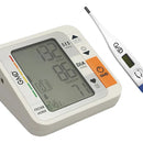 Tensiómetro Digital De Brazo Con Cargador + Termometro Gmd Blanco