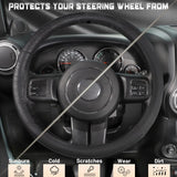 Cubierta De Volante Cuero Microfibra Ultra Duradera