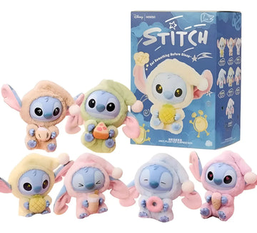 Labubu Peluche Stitch Sorpresa Modelo Al Azar Figura Stitch Azul
