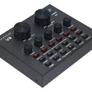 Interfaz Mezclador De Audio Externo Usb Tarjeta De Sonido V8