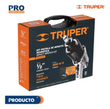 Llave De Impacto 1/2''industrial Con Accesorios Truper 18281 Color Gris