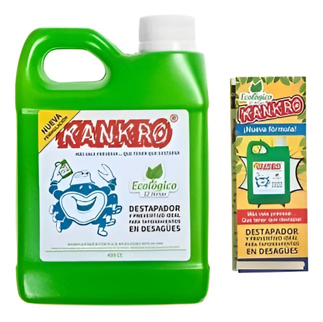 Destapa Cañerías Kankro 400ml Natural Ecologico