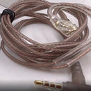 Cable Kz C Pin sin micrófono ni auriculares mod. Zsn Pro/ZS10 Pro, color dorado