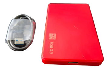 Disco Duro Externo De 500gb Rojo