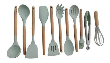 Set X12 Utencilios Domesticos Cucharas Resistentes Calor Fri Café