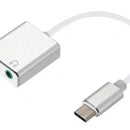 Tarjeta Externa De Audio Con Conector Tipo C 7.1 Virtual