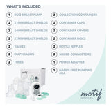 Motif Medical Duo - Extractor De Leche Electrico Doble Porta