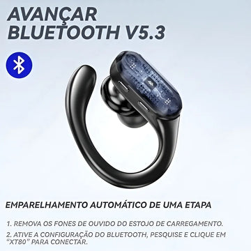 Auriculares inalámbricos Bluetooth Lenovo Xt80, color negro