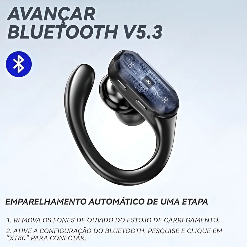 Auriculares inalámbricos Bluetooth Lenovo Xt80, color negro