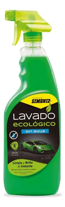 Lavado Ecológico Sin Agua Simoniz Limpia Abrillanta Protege