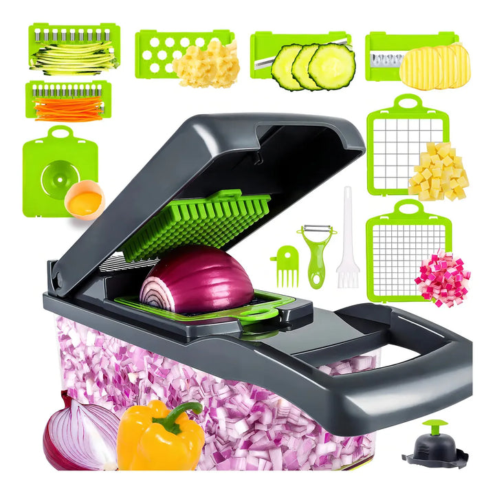 Cortadora De Verduras Con Rallador Pro Todo En 1