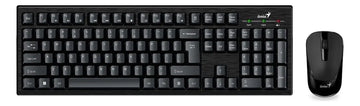 Kit Teclado Y Mouse Inalámbrico Usb 2.4ghz Genius Km-8101 Sp Color del mouse Negro Color del teclado Negro