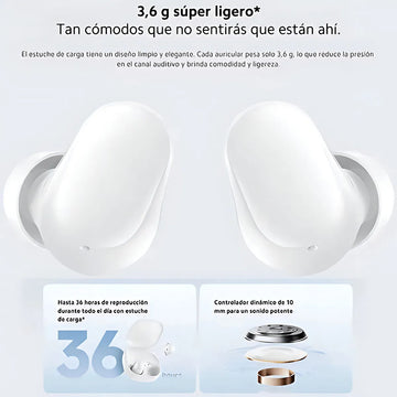 Auriculares Xiaomi Mi Redmi Buds 6 Play Global Color Blanco