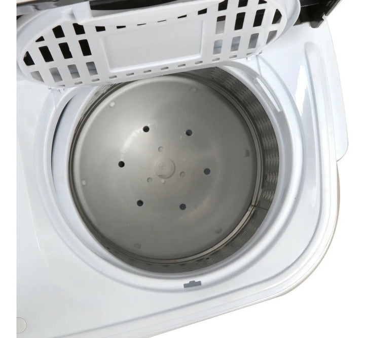 Mini Lavadora Doble Tina De 13 Libras, Compacta Portátil