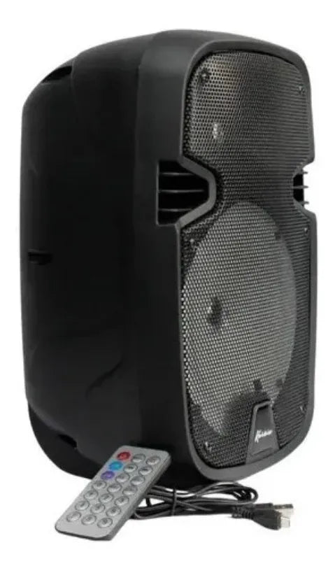 Parlante Korbix Kx 802 portátil con bluetooth negra