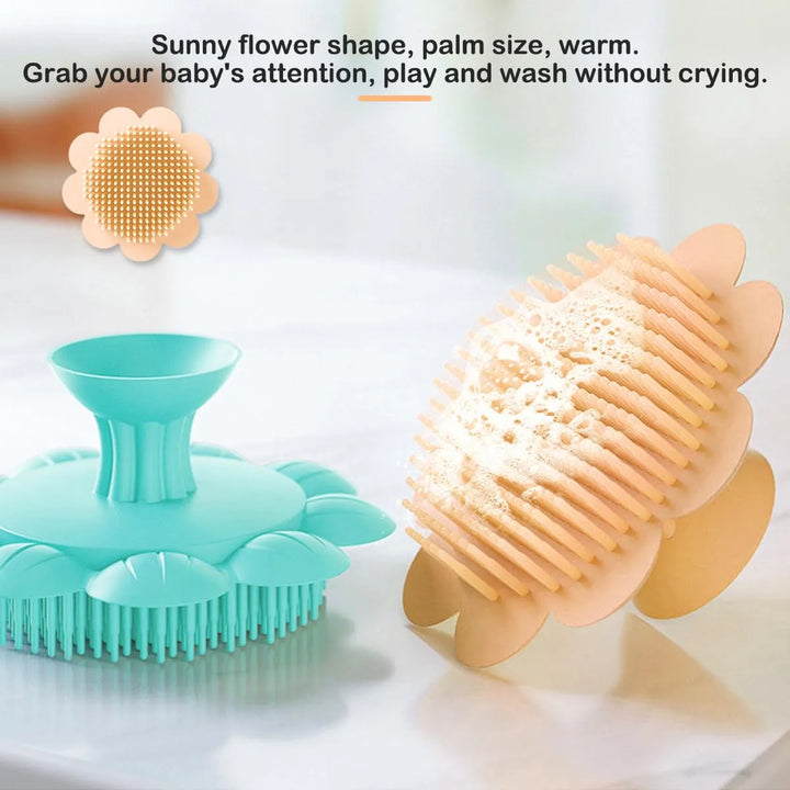 Lnq Luniqi Cepillo De Silicona Para Bano De Bebe, Cepillo Pa
